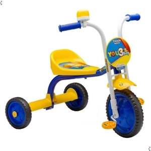 Triciclo Nathor You 3 Boy azul e amarelo