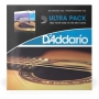 Ultra Pack Cordas D'addario Violão 011-052 Ez910 + EJ26