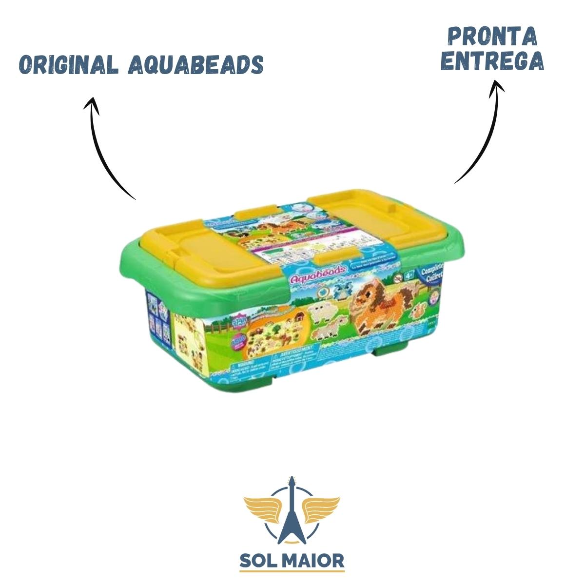 Brinquedo Box Of Fun Aquabeads Epoch Dia Na Fazenda 31838  - Grupo Solmaior