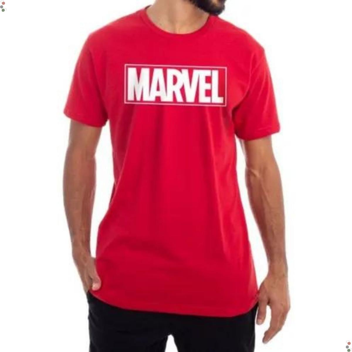 Camiseta Clube Comix Marvel Logo 100% Algodão  - Grupo Solmaior
