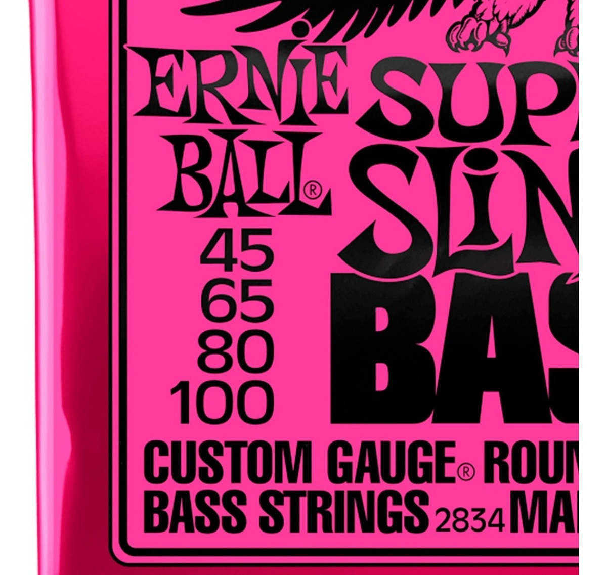 Encordoamento Ernie Ball Contra Baixo Super Slinky Bass 4c  - Grupo Solmaior