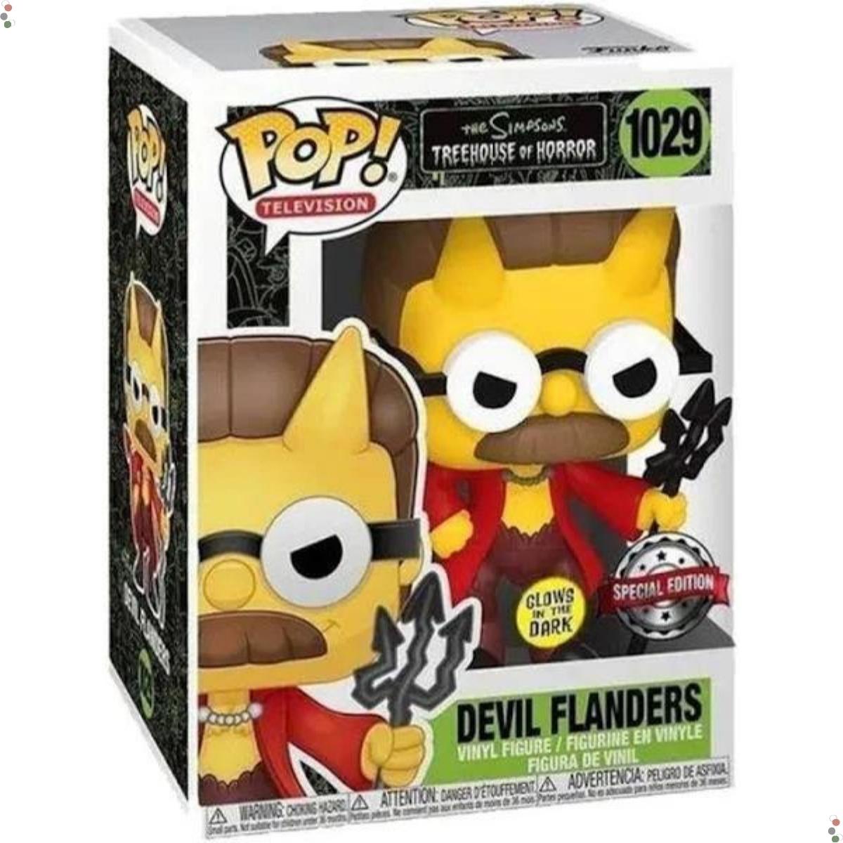 Funko Pop The Simpsons 1029 Devil Flanders Edição Especial
