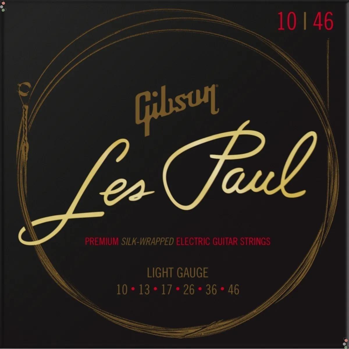 Gibson Cordas Guitarra 010.046 Les Paul Premium Light LES10  - Grupo Solmaior