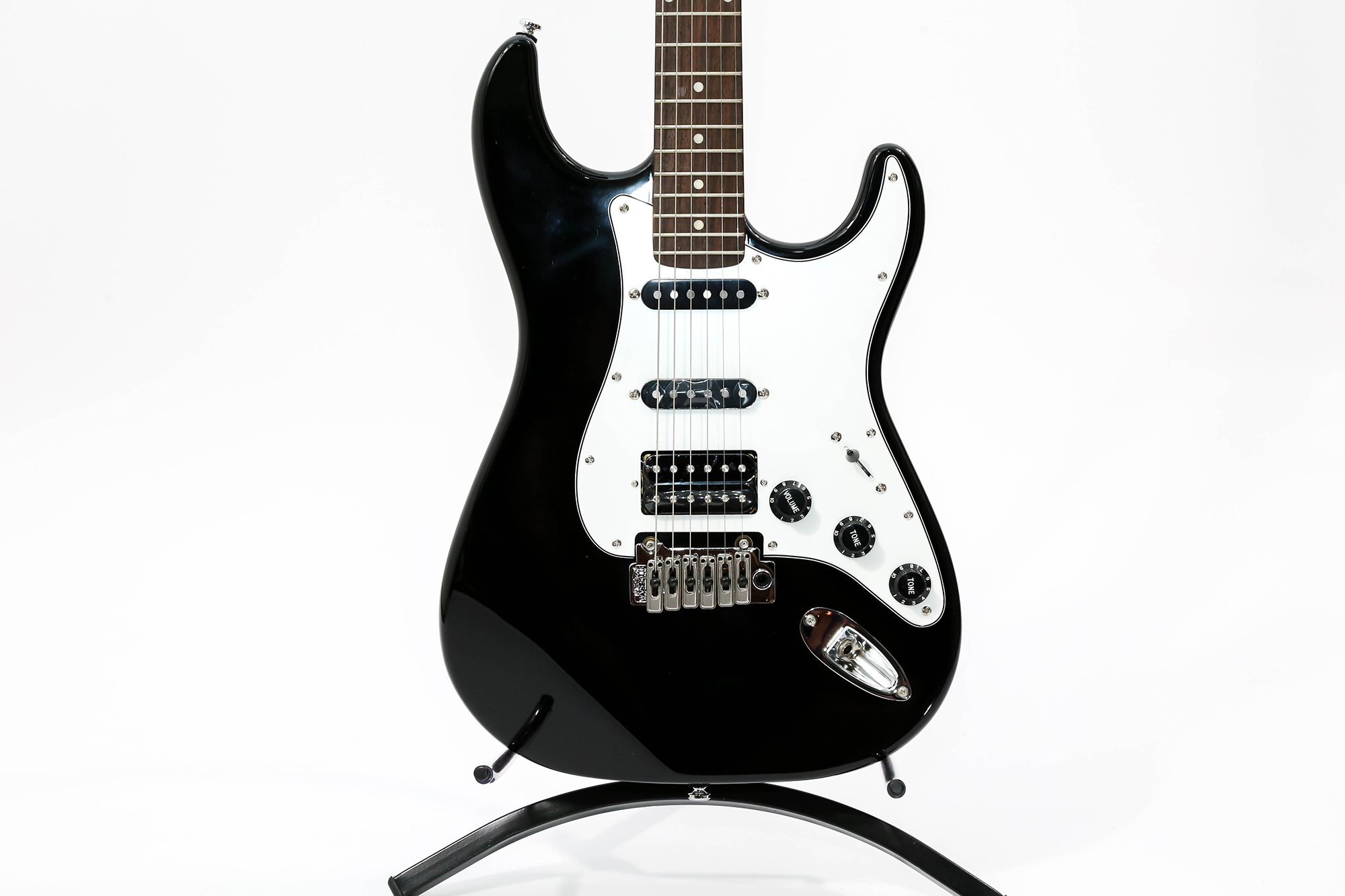 Guitarra Condor Stratocaster Slater Custom 200r Blk - Grupo Solmaior