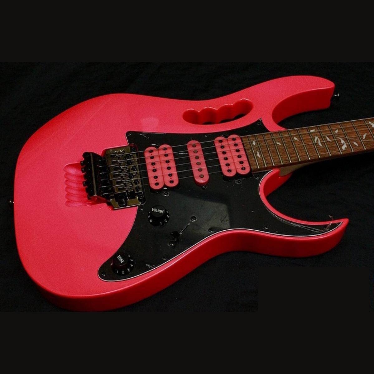 Guitarra Ibanez jem jr sp Special Steve Vai Floral Pink (pk) - Grupo Solmaior