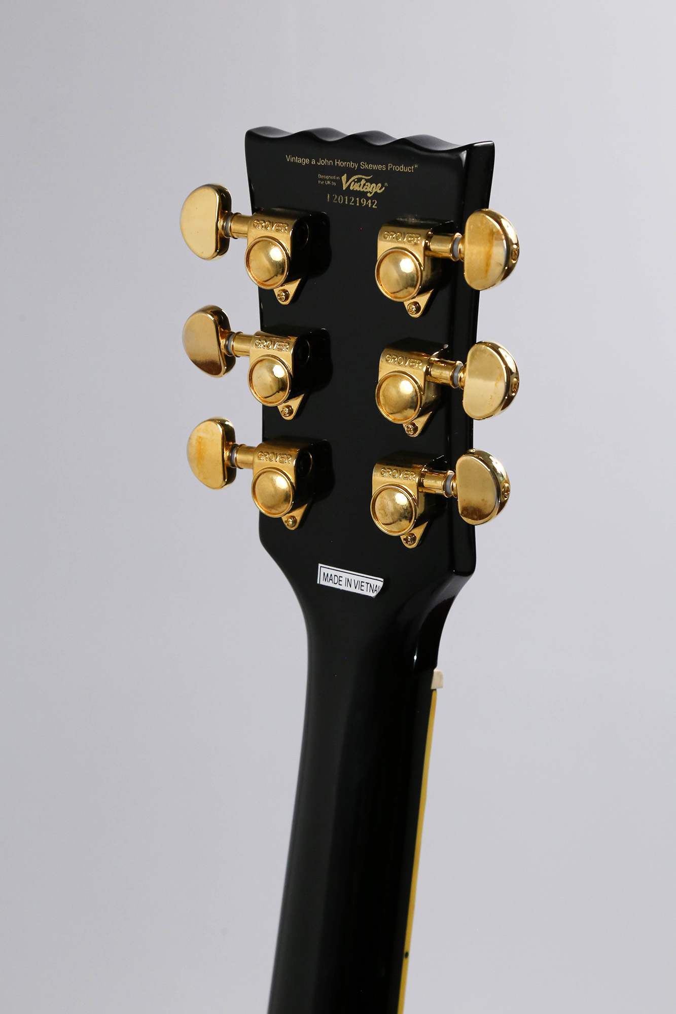 Guitarra Vintage Les Paul V1003 ReIssued Black - Grupo Solmaior