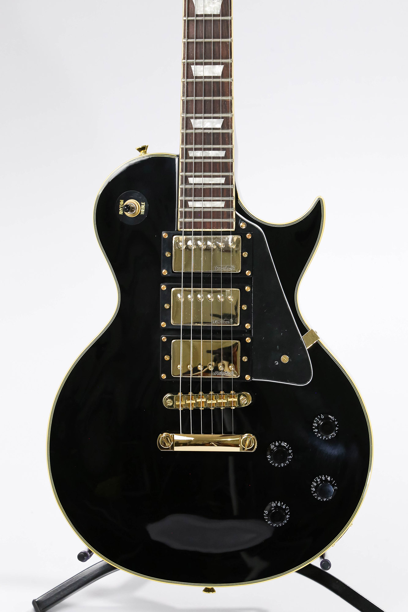 Guitarra Vintage Les Paul V1003 ReIssued Black - Grupo Solmaior