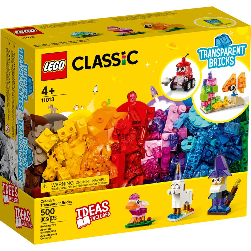 Lego 11013 Classic - Blocos Transparentes Criativos  - Grupo Solmaior