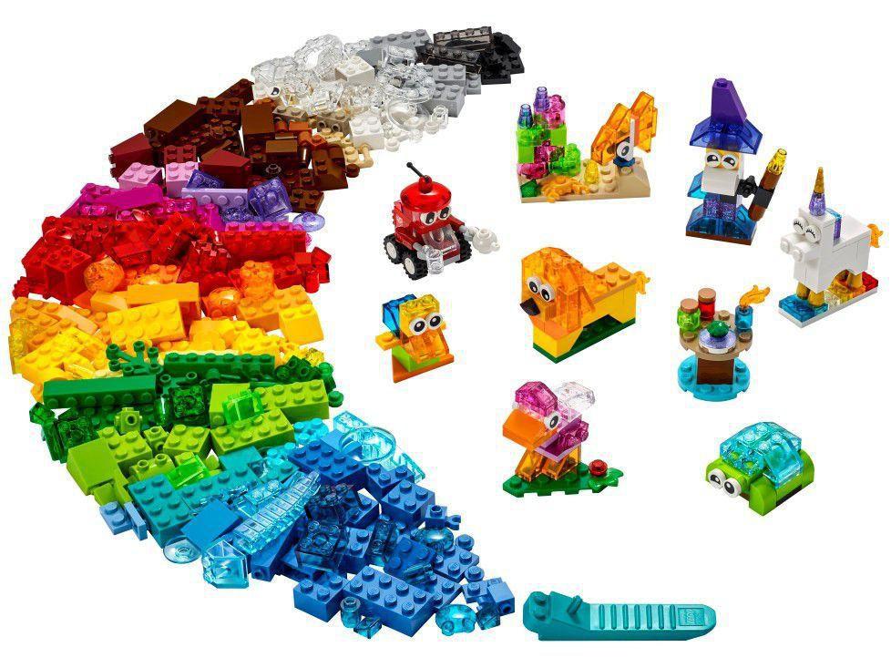 Lego 11013 Classic - Blocos Transparentes Criativos  - Grupo Solmaior