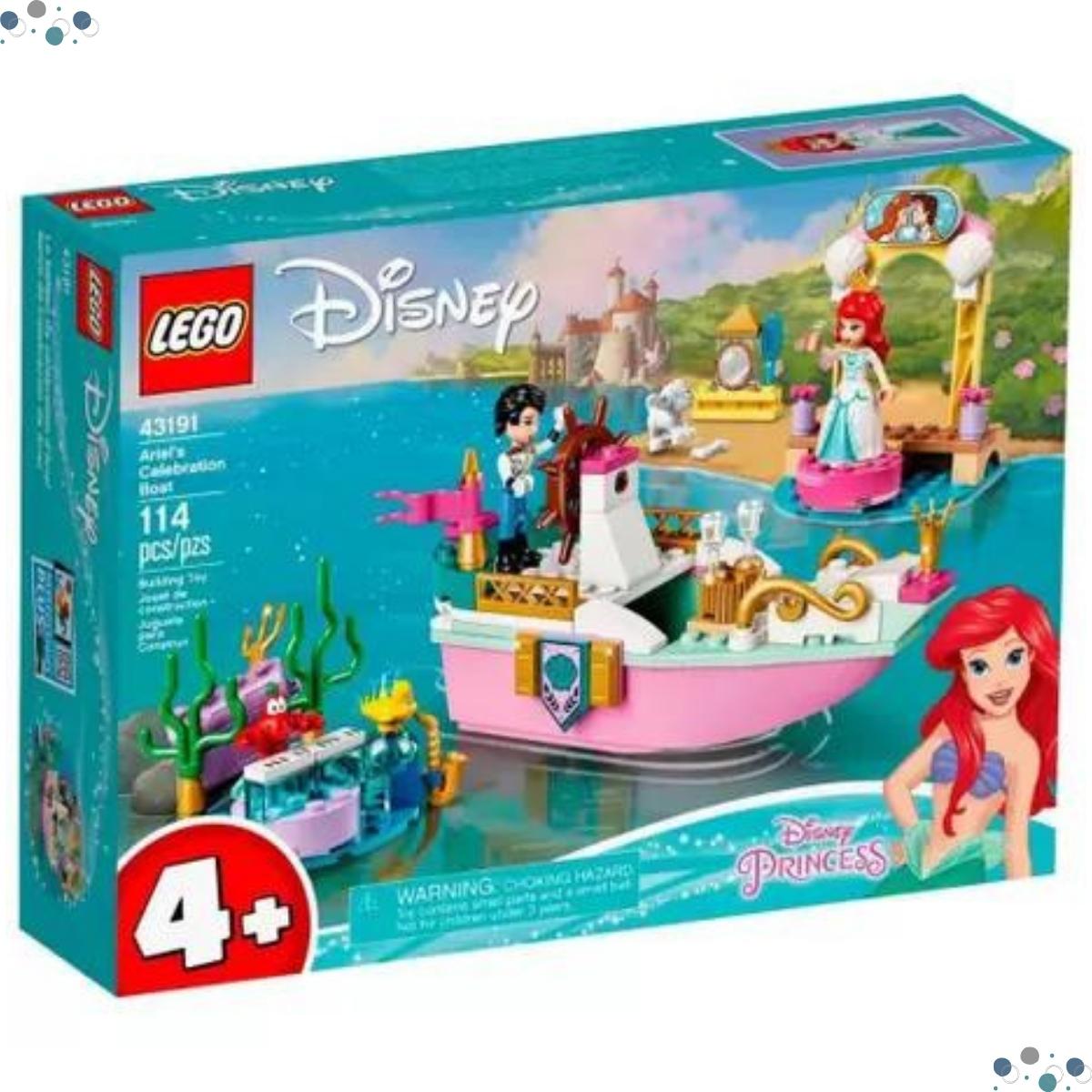 Lego 43191 Disney Princess Barco De Cerimônia De Ariel - Grupo Solmaior