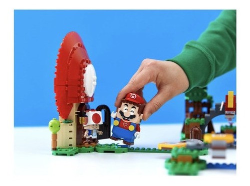 Lego 71368 - Super Mario - Caça Ao Tesouro De Toad Expansão  - Grupo Solmaior