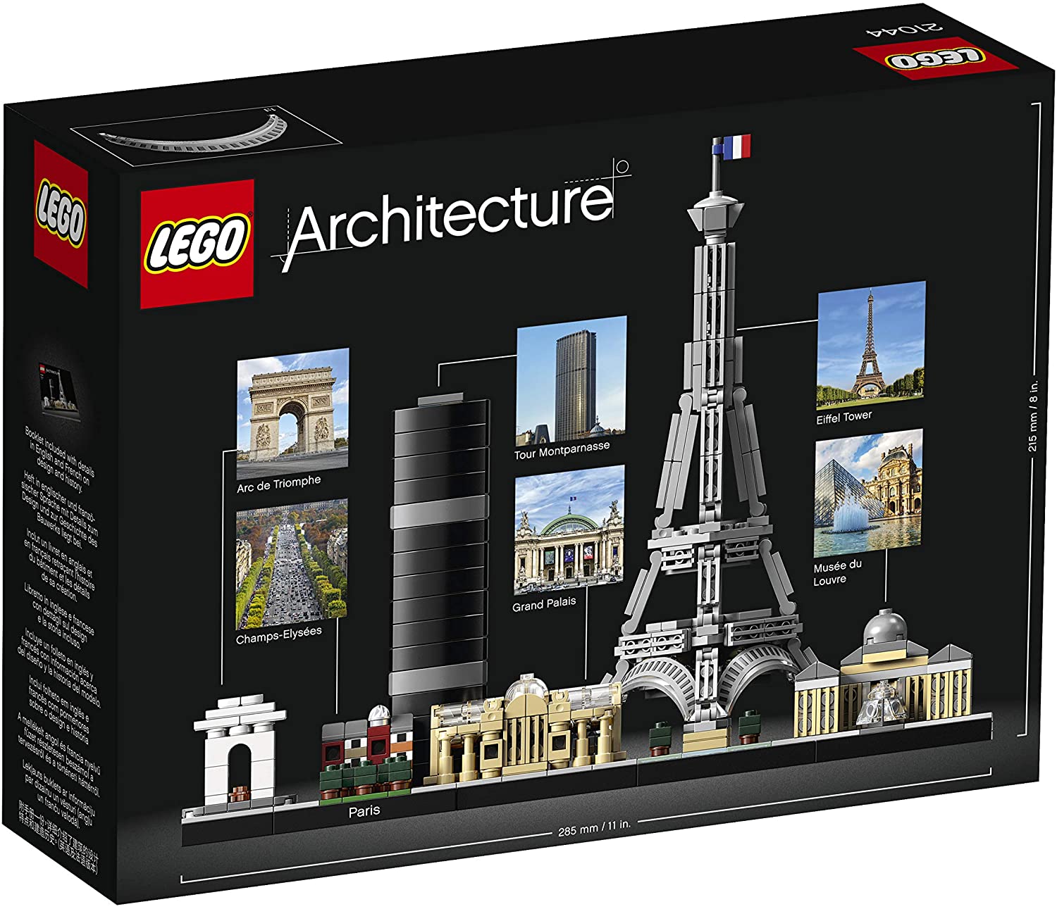 Lego Architecture 21044 - Cidade de Paris  - Grupo Solmaior