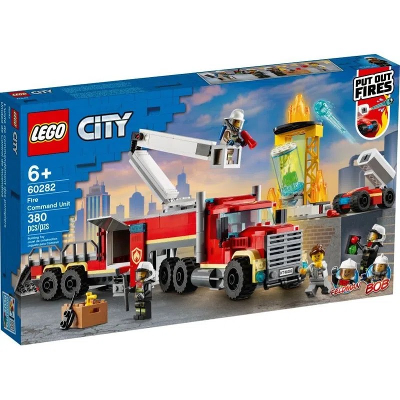 Lego City 60282 - Unidade De Controle De Incêndios  - Grupo Solmaior