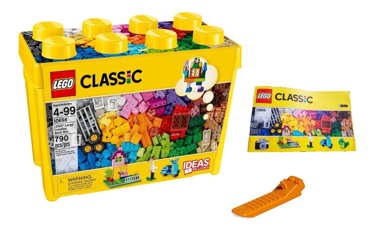 Lego Classic 10698 Caixa Grande De Peças Criativas 790 Peças - Grupo Solmaior