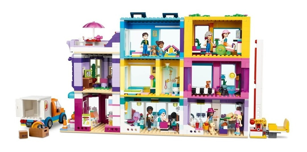 Lego Friends Edifício De Rua Principal - 41704 - Grupo Solmaior