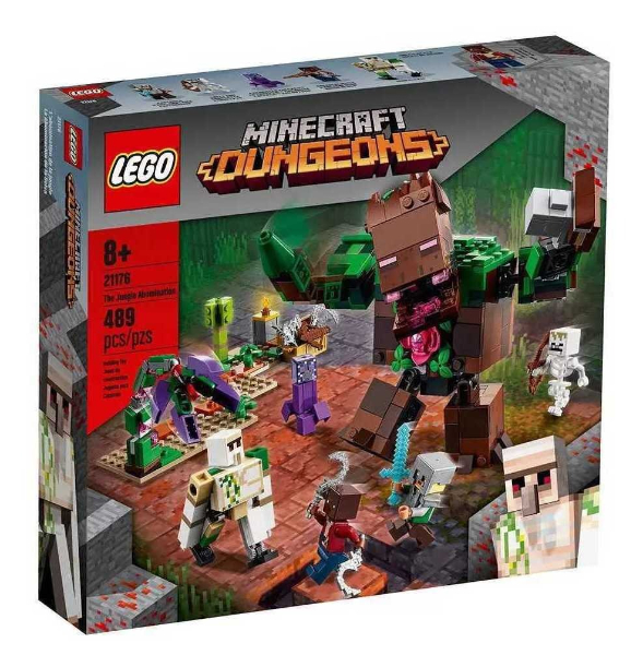 Lego Minecraft O Horror Da Selva 489 Peças - 21176  - Grupo Solmaior