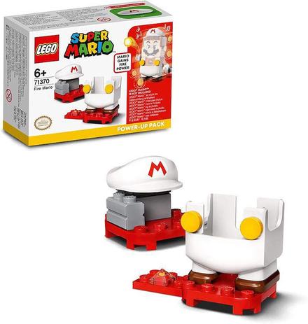 Lego Super Mario 71370 - Pacote Power Up - Mario De Fogo - Grupo Solmaior