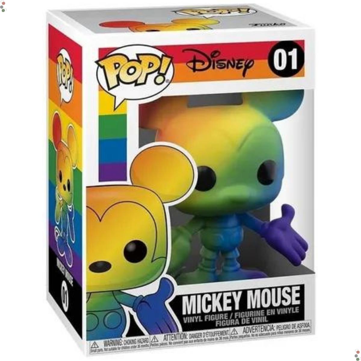 Funko Pop Mickey 01 Rainbow Colorido Disney Oficial  - Grupo Solmaior