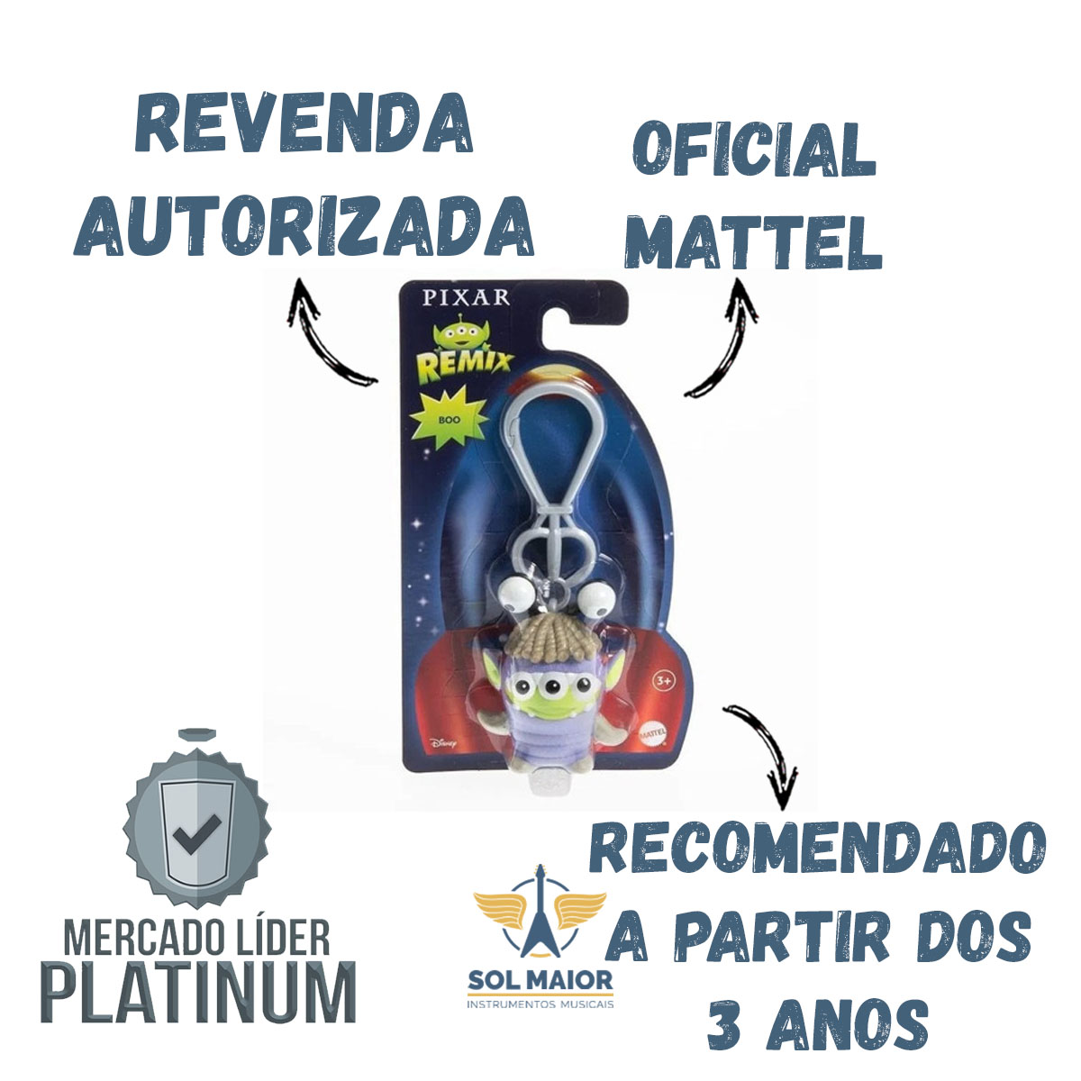 Mini Figura Disney Pixar Remix Alien Toy Story Fantasiado  - Grupo Solmaior