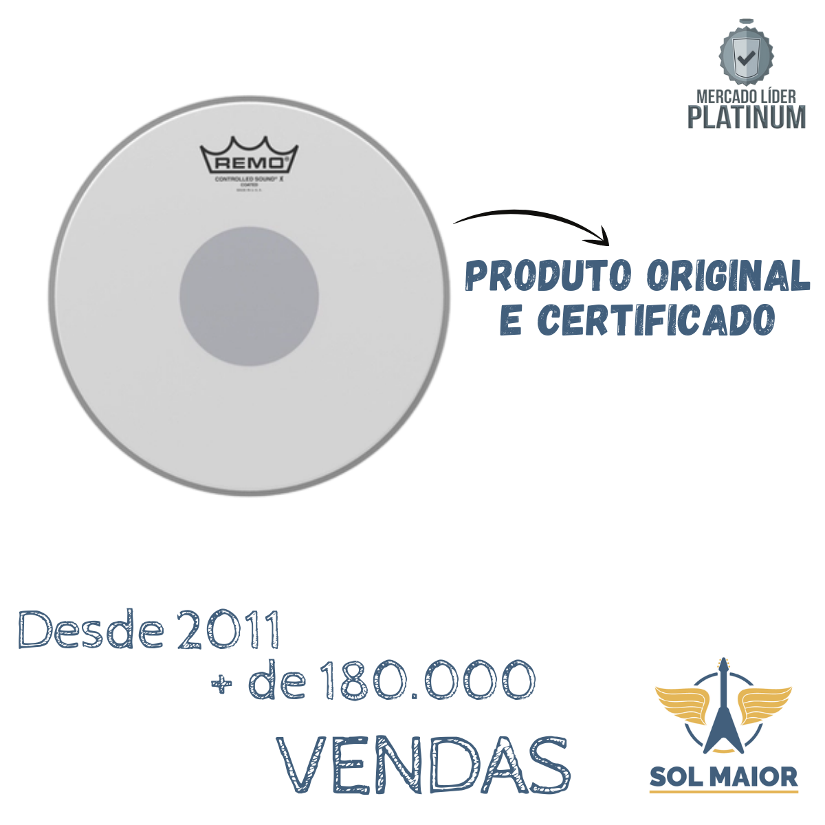 Pele Remo 10" Controlled Sound X Porosa CX-0110-10 - Grupo Solmaior