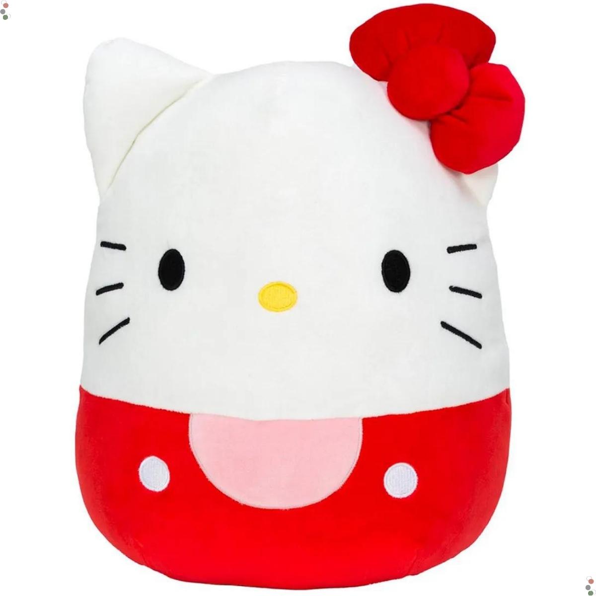 Squishmallows 20cm - Sanrio - Hello Kitty Vermelha - 3202  - Grupo Solmaior