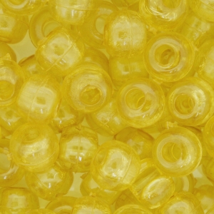 Miçangão Plástico - Tererê® - Amarelo Transparente