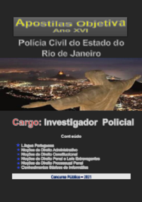 Polícia Civil-RIO JANEIRO-INVESTIGADOR-Apostila em PDF-completa-2021  - Apostilas Objetiva