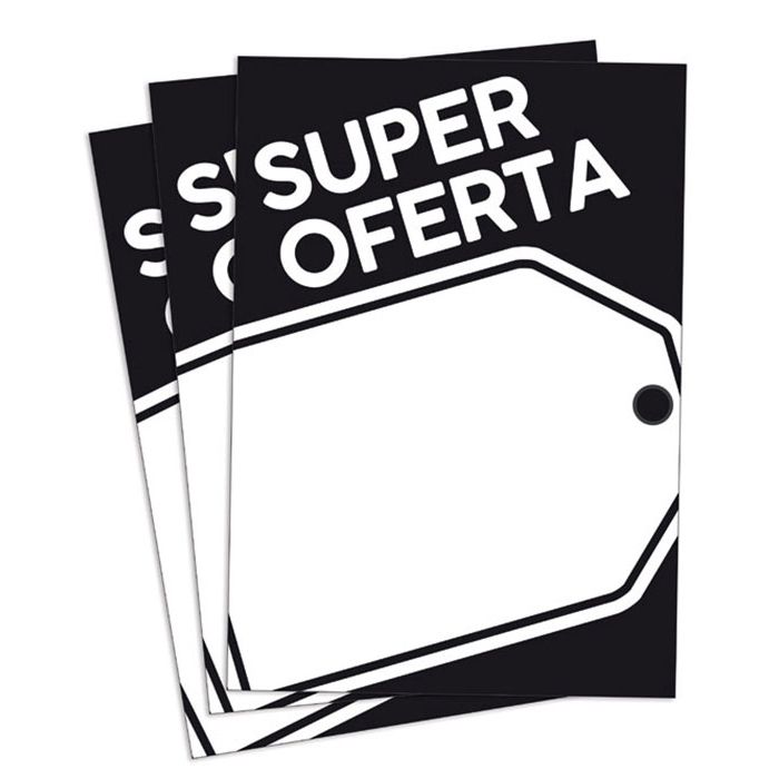 Cartaz Papel Cartão  Super Oferta A4 100 un