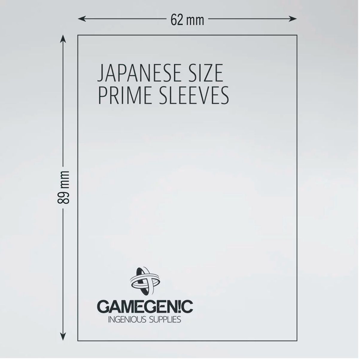 60 Sleeves Small Japanese Just 62 x 89 mm Gamegenic