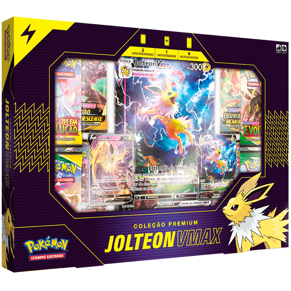Box Pokemon Jolteon Vmax Coleção Premium