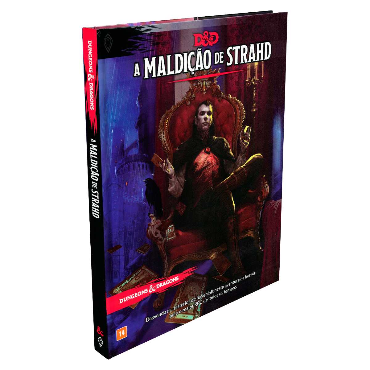 Livro Dungeons Dragons Curse of Strahd - A Maldição de Strahd