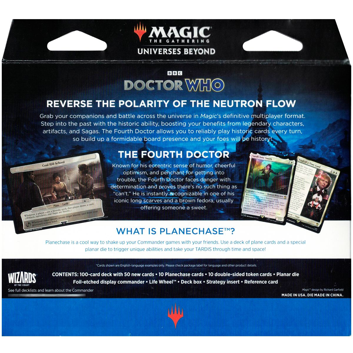 Magic Deck Commander Doctor Who Blast From The Past Inglês