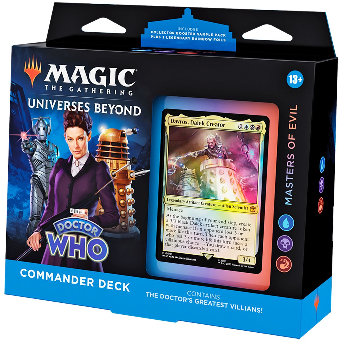 Magic Deck Commander Doctor Who Masters Of Evil Inglês