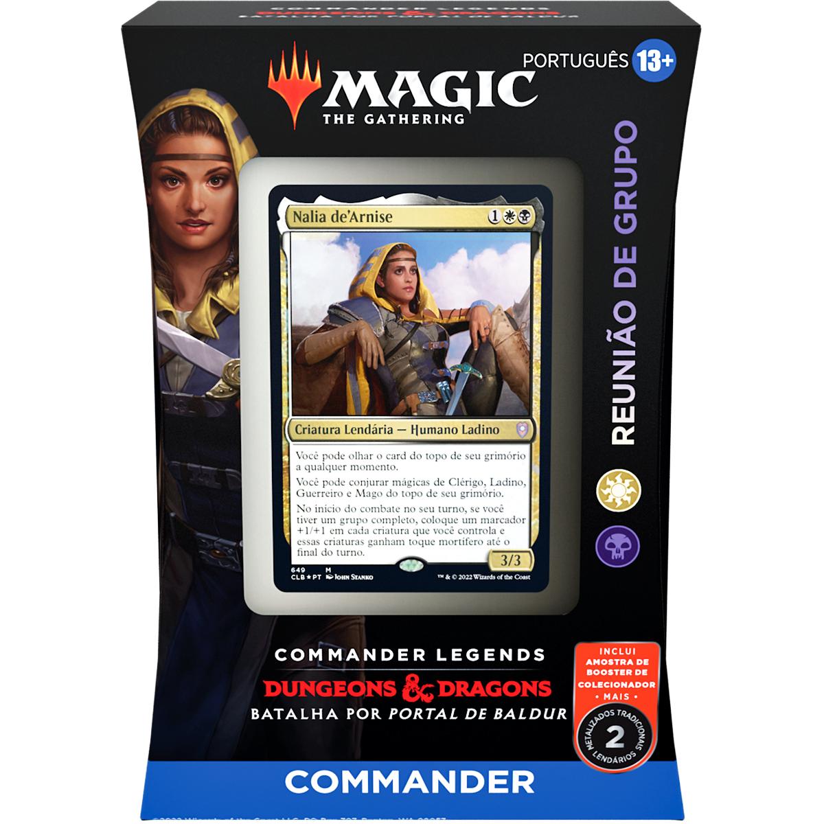 Magic Deck Commander Legends Batalha Portal Baldur Nalia