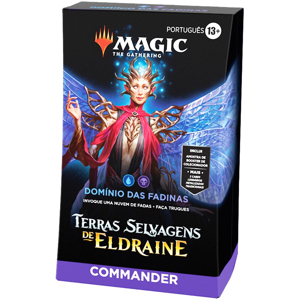 Magic Deck Commander Terras Selvagens De Eldraine Domínio Das Fadinas