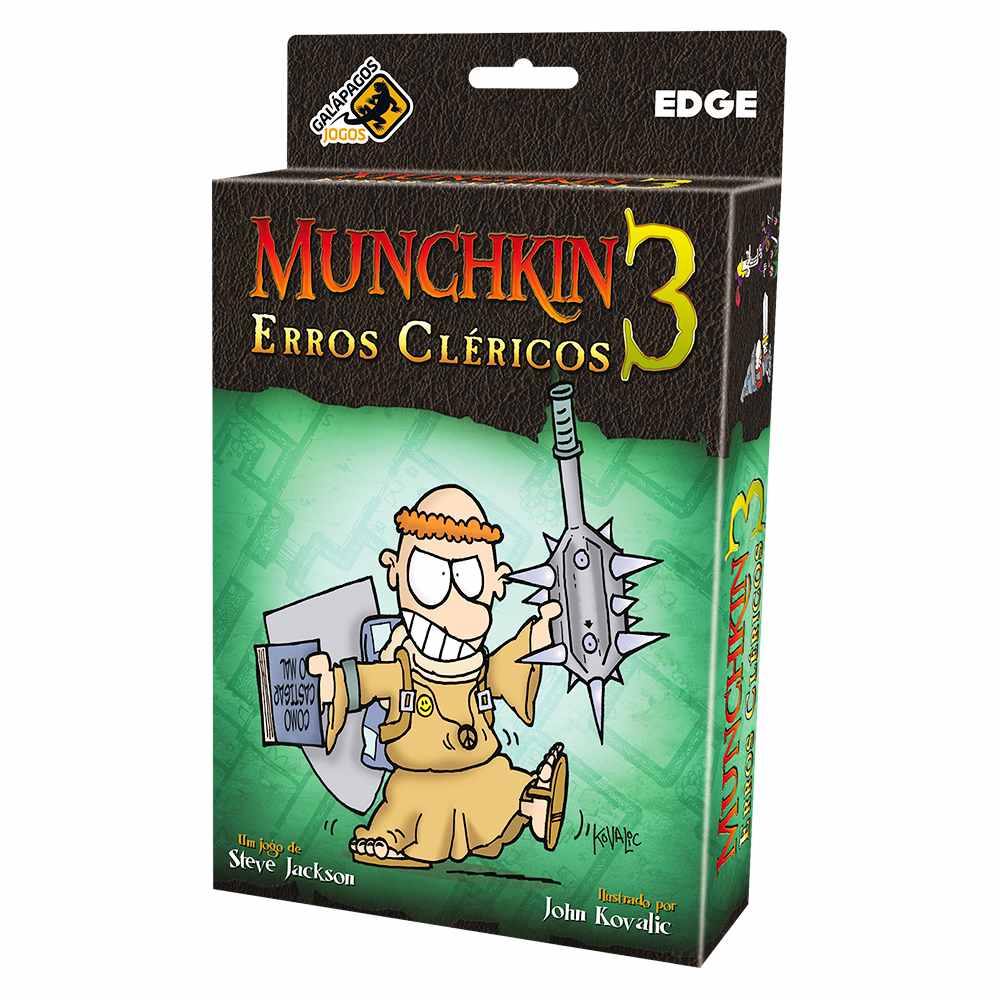 Munchkin 3 Erros Cléricos Expansão Jogo de Cartas