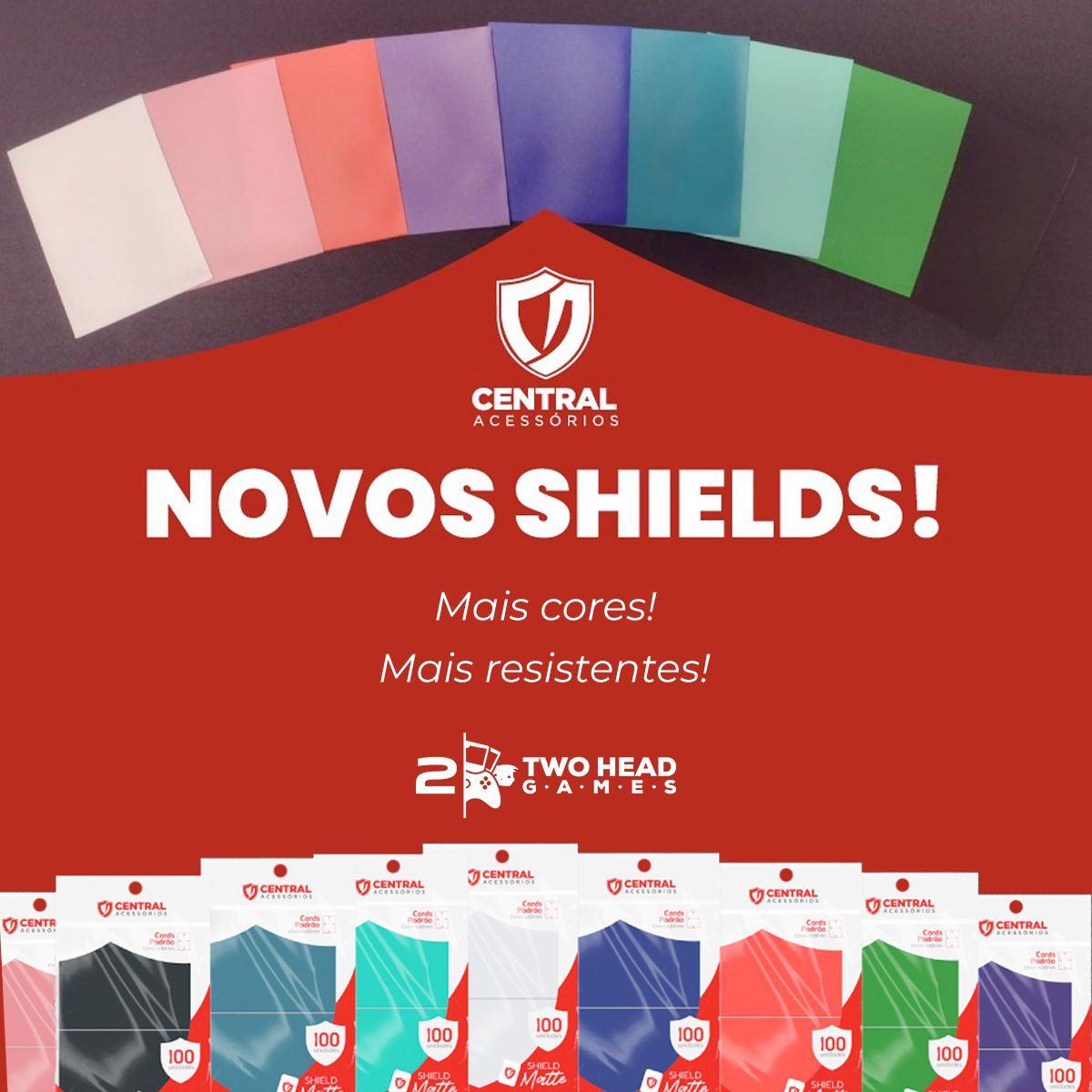 Sleeves Shield Standard 100 unidades Central