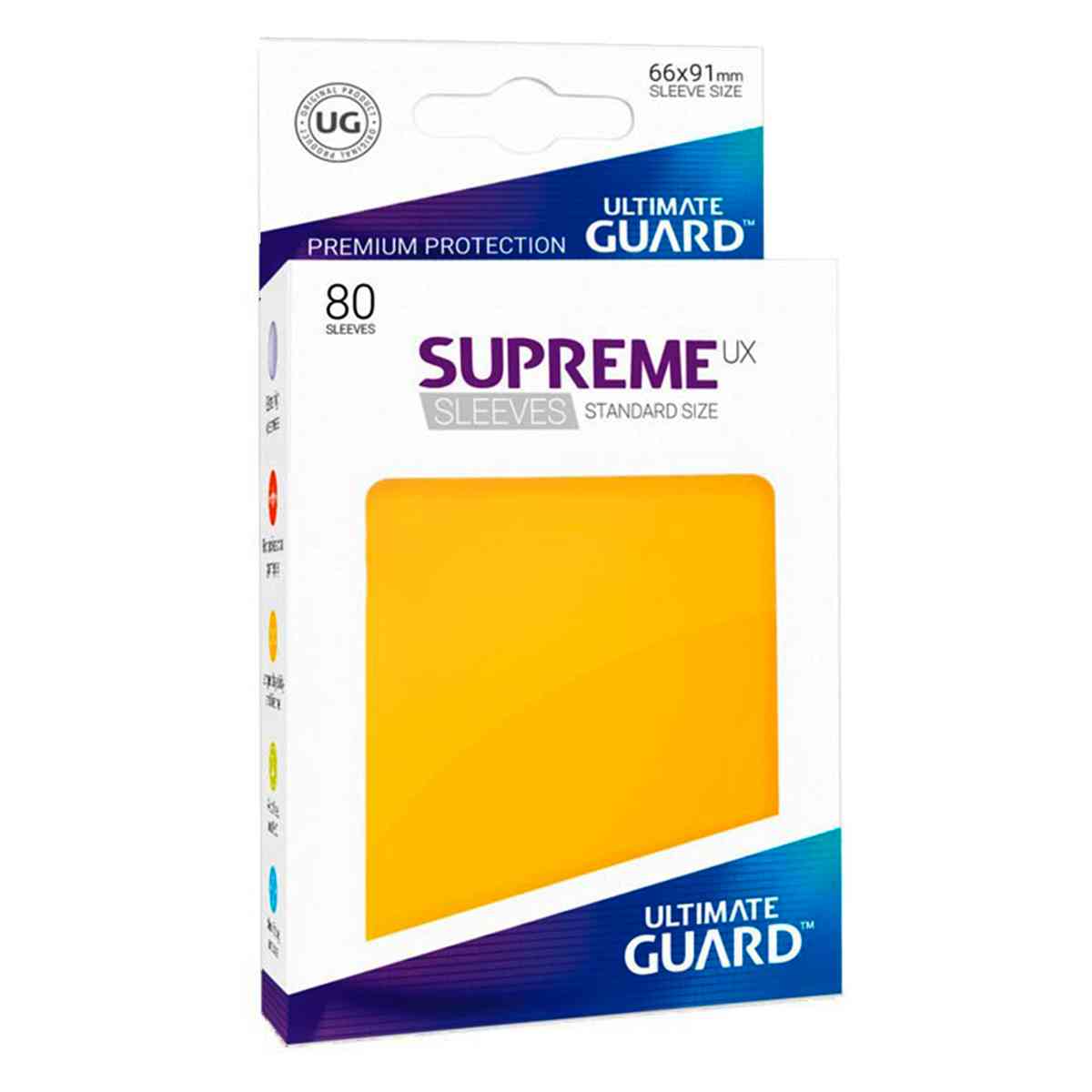 Sleeves Ultimate Guard Supreme Preto 80 Protetores