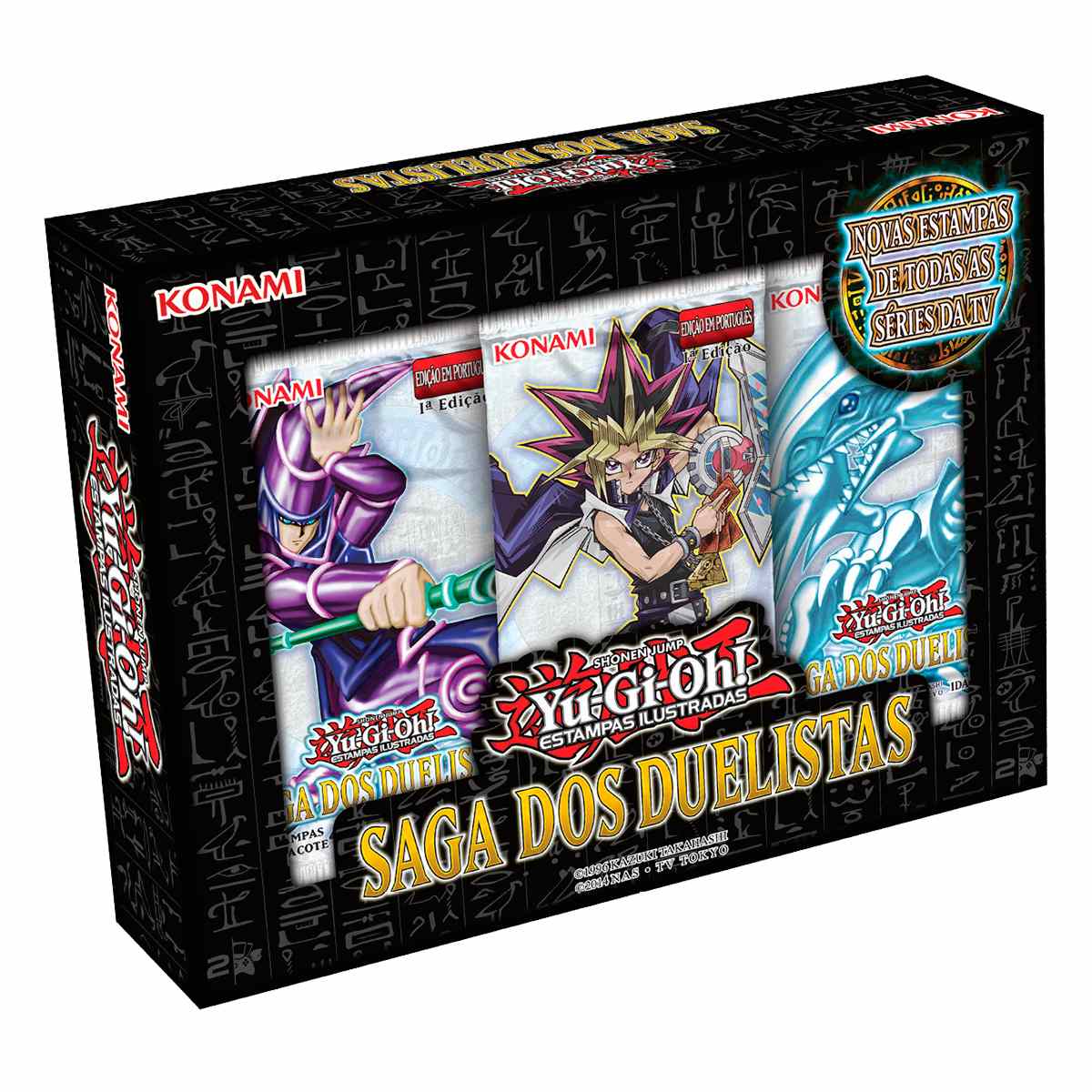Yugioh Box Saga dos Duelistas Booster Edição Especial 