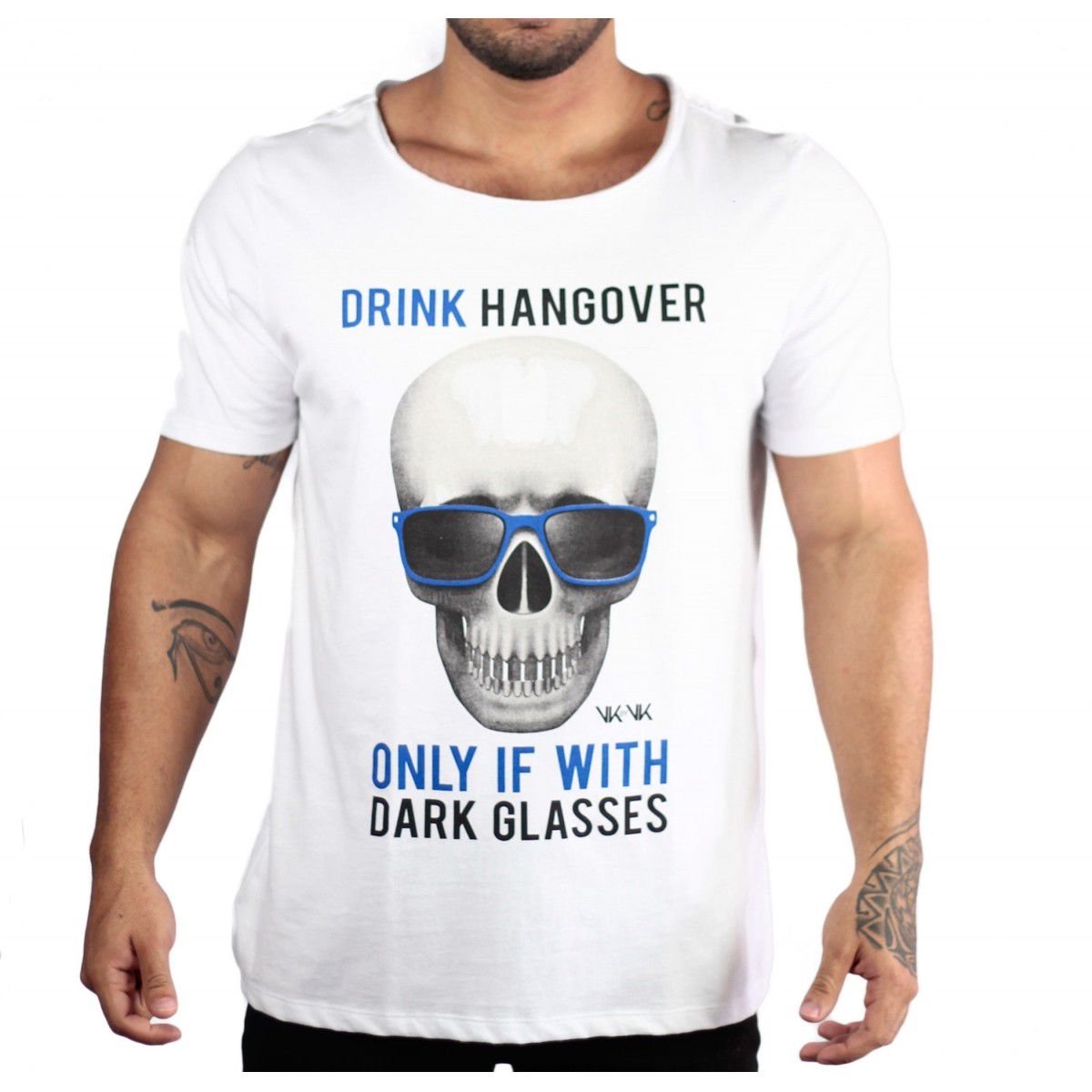 Camiseta Skull Glasses