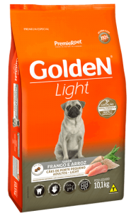 Ração Golden Light Cães Adultos Pequeno Porte - Frango e Arroz