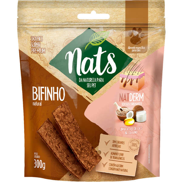 Bifinho Natural Nats NatDerm - 300 gramas