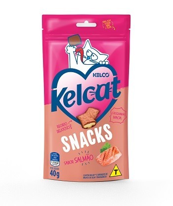 Petisco Kelcat Snacks para gatos adultos - 40g