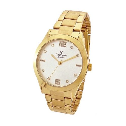 Relógio Champion Feminino Dourado Cn25145h