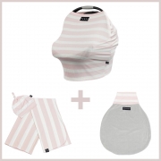 Kit Penka Aurora - Capa Protetora para Bebê + Saco de Dormir + Cueiro + Gorrinho