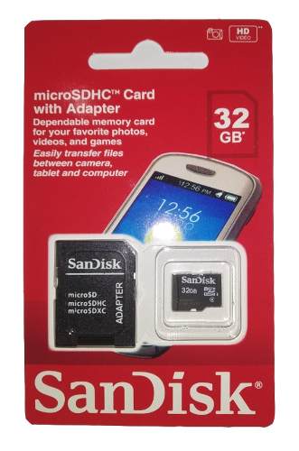 Cartão De Memória Micro SD Sandisk  32gb