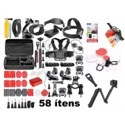 Kit de Acessórios GoPro universal 58 itens
