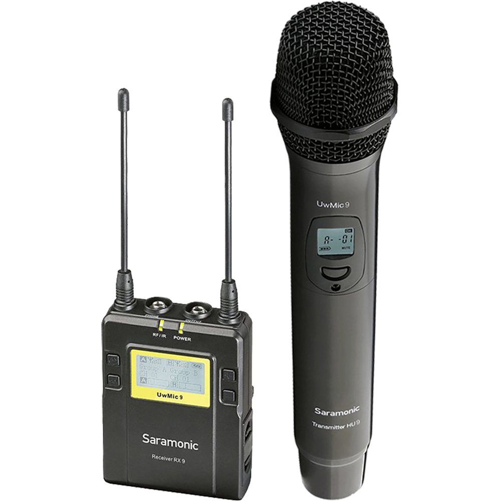 Microfone e Receptor Saramonic RX9 + HU9 Pack
