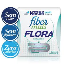 FiberMais®Flora - Display com 6 sachês de 5g Cada - (Nestle)