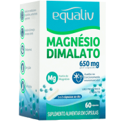 MAGNÉSIO DIMALATO - 60 CÁPSULAS - EQUALIV